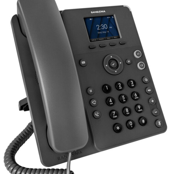 Sangoma Phone, P315, 2-Line SIP with HD Voice, Gigabit, 2.4 Inch Color Display **packed in cartons of Quantity 10. Pallets contain 16 cartons, totaling 160 telephones per pallet.