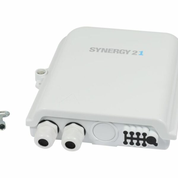 FTTH Wandgehäuse, IP65, 2xEingang/ 8xAusgang, Synergy 21