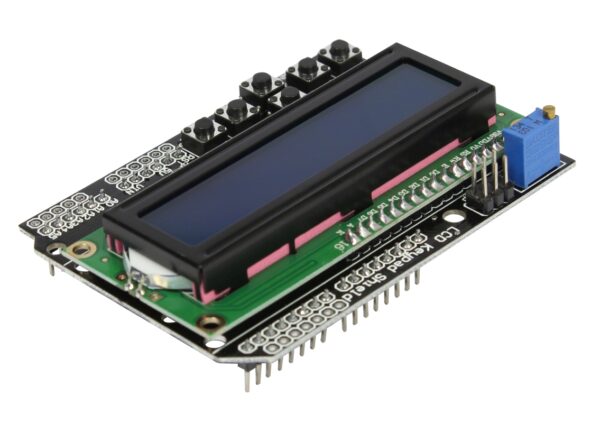 ALLNET 4duino Display Modul LCD1602 (blau) mit Tasten - Image 2