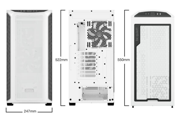 be quiet! Shadow Base 800 DX White Midi Tower Weiß - Image 2