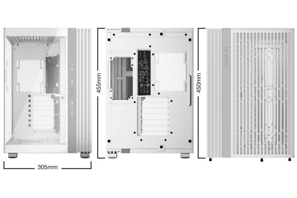 be quiet! LIGHT BASE 600 DX White Midi Tower Weiß - Image 2