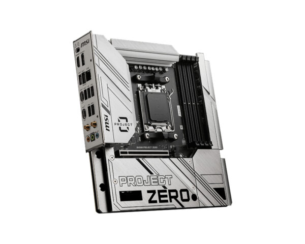 MSI B650M PROJECT ZERO Motherboard AMD B650 Sockel AM5 micro ATX - Image 4