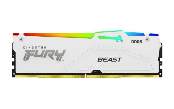 Kingston Technology FURY Beast 32GB 6000MT/s DDR5 CL30 DIMM (2er-Kit) White RGB EXPO - Image 3