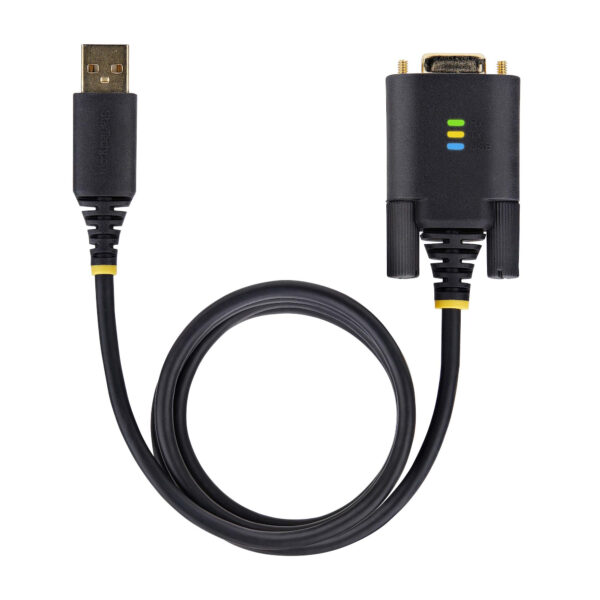 StarTech.com 2m USB Null Modem Kabel, USB Seriell Adapter, COM Retention, FTDI, USB RS232, Wechselbare DB9 Schrauben/Muttern, Nullmodemkabel auf USB, Win/macOS/Linux - Image 6