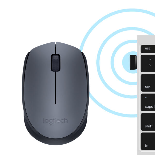 Logitech M170 Grey-K Maus Büro Beidhändig RF Wireless Optisch 1000 DPI - Image 6