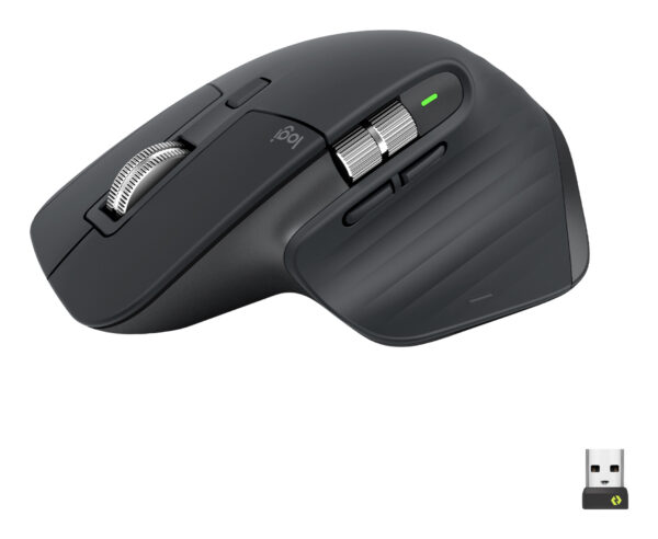 Logitech MX Master 3S Maus Büro rechts RF Wireless + Bluetooth Laser 8000 DPI - Image 2