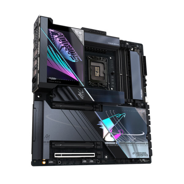 GIGABYTE Z890 AORUS MASTER AI TOP Motherboard - Unterstützt Intel Core Ultra (Serie 2) CPUs, 20+1+2 Phasen VRM, bis zu 9500MHz DDR5 (OC), PCIe 5.0 M.2, Wi-Fi 7, Thunderbolt 4 - Image 3