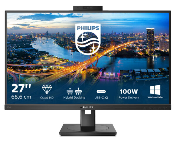 Philips B Line 276B1JH/00 Computerbildschirm 68,6 cm (27") 2560 x 1440 Pixel Quad HD LCD Schwarz - Image 2