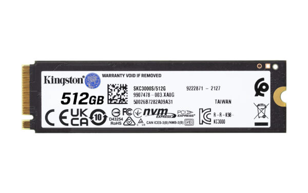 Kingston Technology 512G KC3000 M.2 2280 NVMe SSD - Image 2