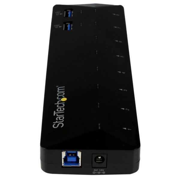 StarTech.com 10 Port USB 3.0 Hub mit Lade- und Sync Port - 5Gbps - 2 x 1,5A Ports - Image 3