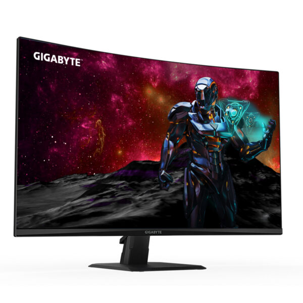 GIGABYTE GS32QC 31,5" QHD Curved Gaming Monitor - 2560 x 1440, 1500R, 165Hz, 1ms, 300 cd/m², FreeSync Premium, HDR ready, HDMI 2.0, DisplayPort 1.4 - Image 3