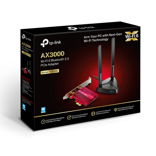 TP-Link AX3000 Wi-Fi 6 Bluetooth 5.0 PCIe-Adapter - Image 3