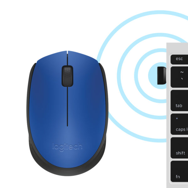 Logitech M171 Blue-K Maus Büro Beidhändig RF Wireless Optisch 1000 DPI - Image 6