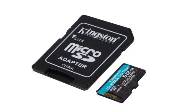 Kingston Technology 512GB microSDXC Canvas Go Plus 170R A2 U3 V30 Speicherkarte + Adapter - Image 2