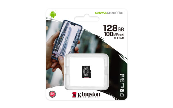 Kingston Technology 128GB micSDXC Canvas Select Plus 100R A1 C10 Einzelpack ohne Adapter - Image 3