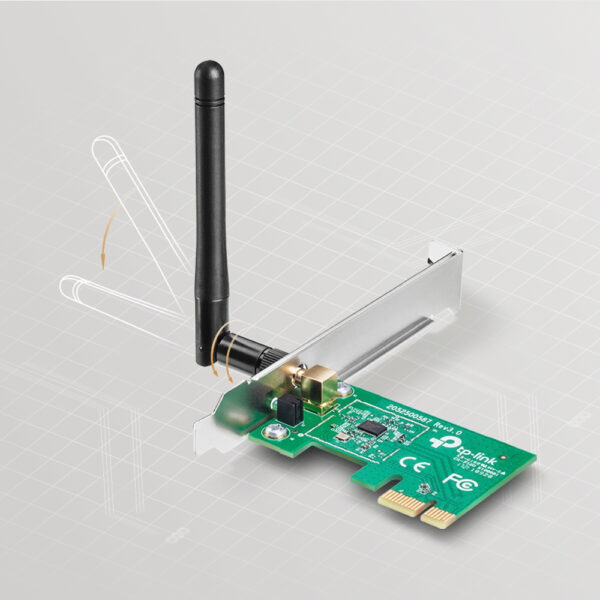 TP-Link 150Mbit/s-WLAN-PCI-Express-Adapter - Image 4