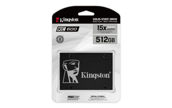 Kingston Technology 512G SSD KC600 SATA3 2.5" - Image 4