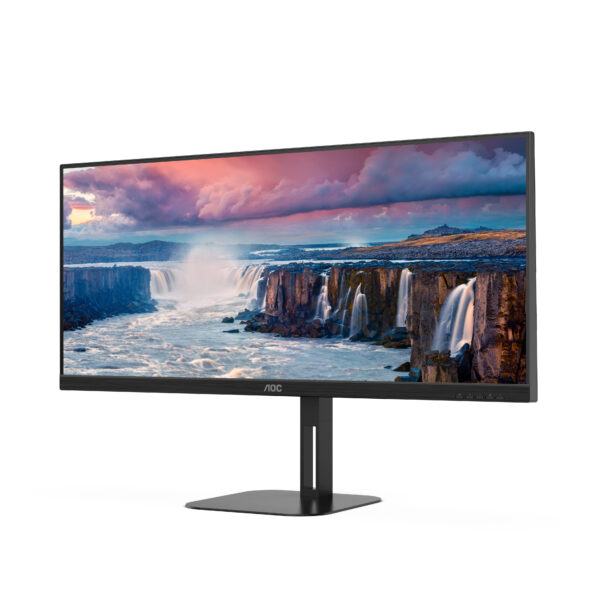 AOC V5 U34V5C/BK Computerbildschirm 86,4 cm (34") 3440 x 1440 Pixel UltraWide Quad HD LCD Schwarz - Image 3