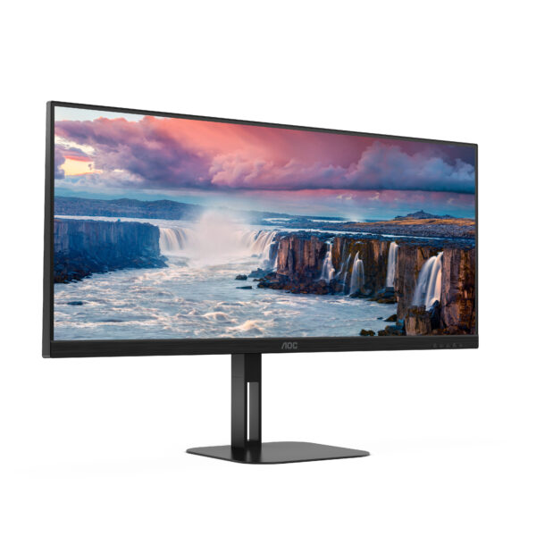 AOC V5 U34V5C/BK Computerbildschirm 86,4 cm (34") 3440 x 1440 Pixel UltraWide Quad HD LCD Schwarz - Image 4