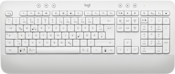 Logitech Signature K650 Tastatur Büro Bluetooth QWERTZ Deutsch Weiß