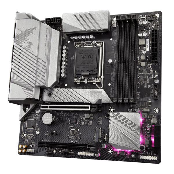 GIGABYTE B760M AORUS ELITE AX Motherboard Intel B760 Express LGA 1700 micro ATX - Image 2