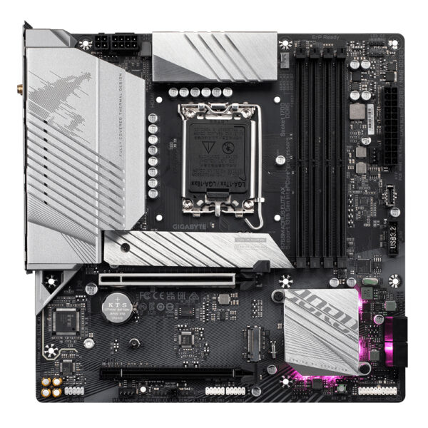 GIGABYTE B760M AORUS ELITE AX Motherboard Intel B760 Express LGA 1700 micro ATX - Image 3