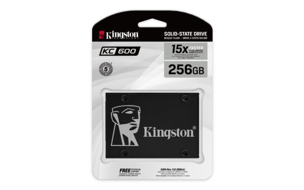 Kingston Technology 256G SSD KC600 SATA3 2.5" - Image 4