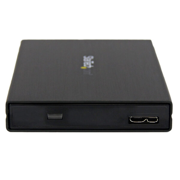 StarTech.com 2,5" Externes Festplattengehäuse mit UASP - SATA III 6 Gbit/s - USB 3.0 5Gbit/s SuperSpeed HDD/SSD Gehäuse aus Aluminium - Schwarz - Image 2