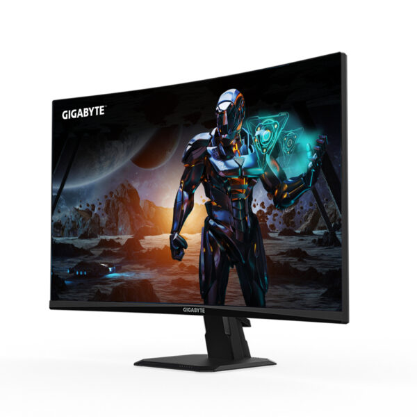 GIGABYTE GS27FC 27" FHD Curved Gaming Monitor - 1920 x 1080, 1500R, 180Hz, 1ms, 250 cd/m², FreeSync Premium, HDR ready, HDMI 2.0, DisplayPort 1.4 - Image 2