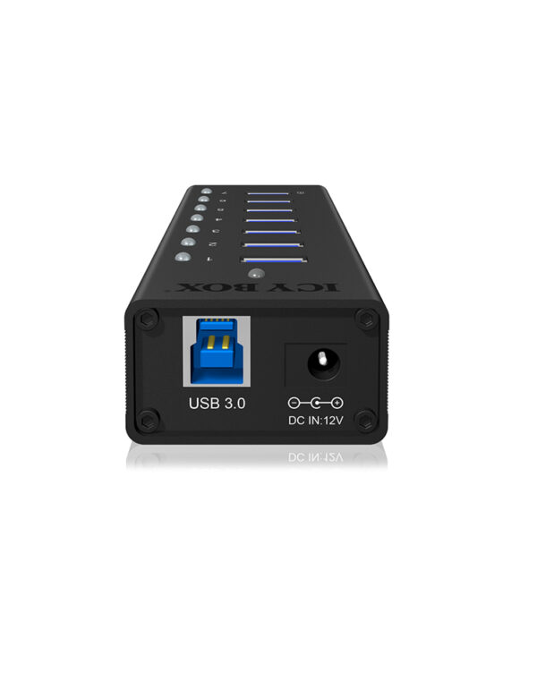 ICY BOX IB-AC618 USB 3.2 Gen 1 (3.1 Gen 1) Type-B 5000 Mbit/s Schwarz - Image 3