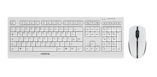 CHERRY B.UNLIMITED 3.0 Tastatur Maus enthalten Büro RF Wireless Deutsch Grau