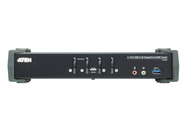 ATEN Umschalter Tastatur/Video/Maus (KVM)-Switch Schwarz - Image 2