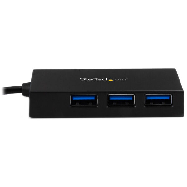 StarTech.com 4 Port USB C Hub - USB Typ-C Hub mit 4x USB-A Ports (USB 3.0 SuperSpeed 5Gbit/s) - USB Busbetrieben oder Netzteilversorgung(inkl.) - Reise USB-C auf USB-A BC 1.2 Hub - Image 2