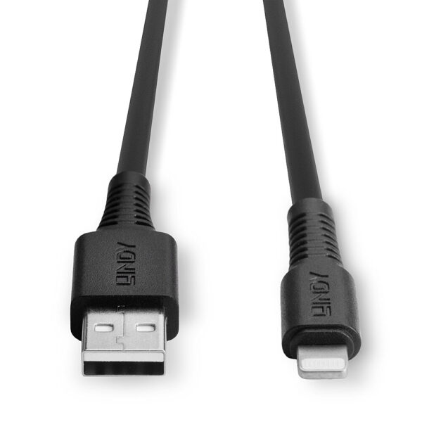 Lindy 31319 Lightning-Kabel 0,5 m Schwarz - Image 4