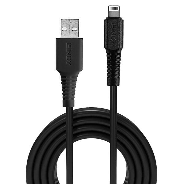 Lindy 31319 Lightning-Kabel 0,5 m Schwarz - Image 2