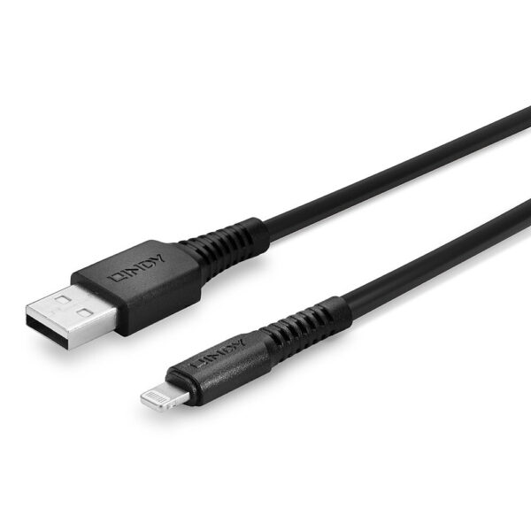 Lindy 31319 Lightning-Kabel 0,5 m Schwarz - Image 5