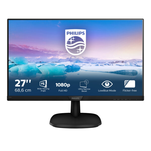 Philips V Line Full-HD-LCD-Monitor 273V7QJAB/00 - Image 2