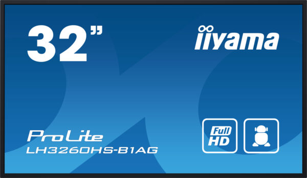 iiyama LH3260HS-B1AG Signage-Display Digitale A-Platine 80 cm (31.5") LED WLAN 500 cd/m² Full HD Schwarz Eingebauter Prozessor Android 11 24/7 - Image 6