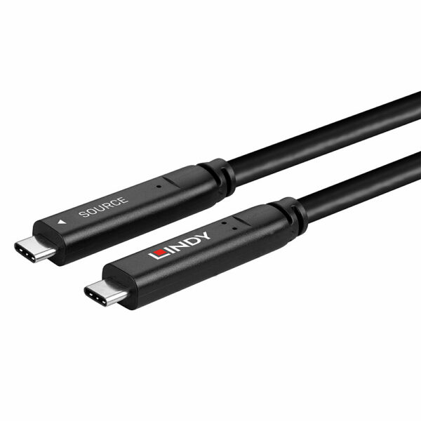 Lindy 43393 USB Kabel USB 3.2 Gen 1 (3.1 Gen 1) 8 m USB C Schwarz - Image 5