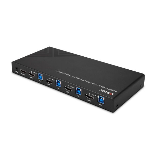 Lindy 39313 Tastatur/Video/Maus (KVM)-Switch Schwarz - Image 2