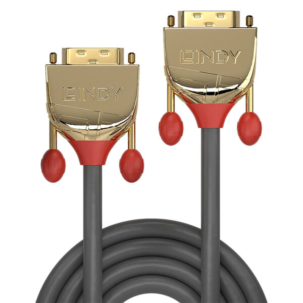 Lindy 36215 DVI-Kabel 25 m DVI-D Gold, Grau - Image 2