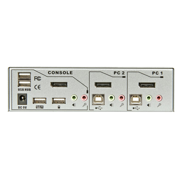 Lindy 39304 Tastatur/Video/Maus (KVM)-Switch Silber - Image 2