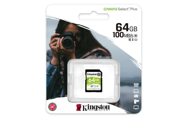 Kingston Technology 64GB SDXC Canvas Select Plus 100R C10 UHS-I U1 V10 - Image 3