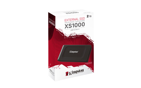 Kingston Technology 2TB XS1000 External USB 3.2 Gen 2 Portable Solid State Drive - Image 3