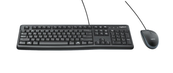 Logitech Desktop MK120 Tastatur Maus enthalten Büro USB QWERTY US International Schwarz - Image 3