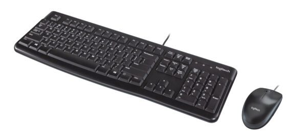 Logitech Desktop MK120 Tastatur Maus enthalten Büro USB QWERTY US International Schwarz - Image 7