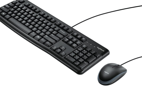 Logitech Desktop MK120 Tastatur Maus enthalten Büro USB QWERTY US International Schwarz - Image 2