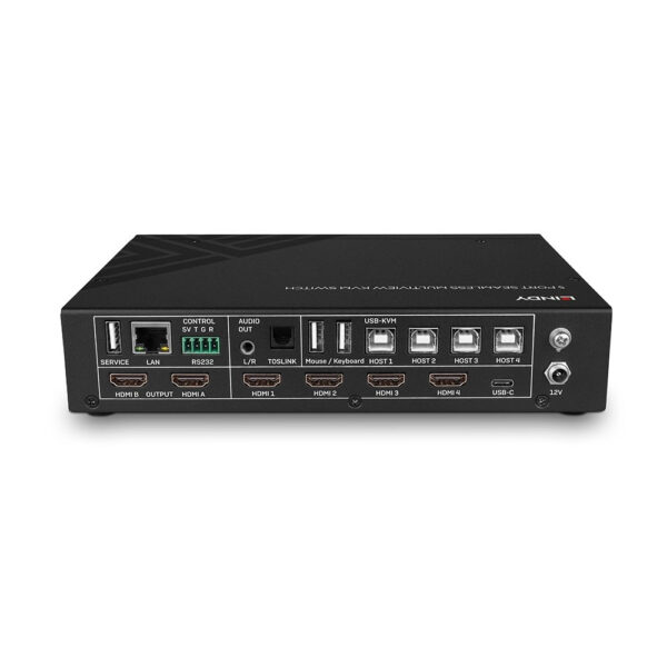 Lindy 32330 Tastatur/Video/Maus (KVM)-Switch Schwarz - Image 2