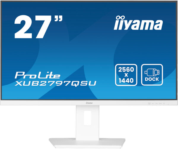 iiyama ProLite XUB2797QSU-W2 Computerbildschirm 68,6 cm (27") 2560 x 1440 Pixel Quad HD LED Weiß