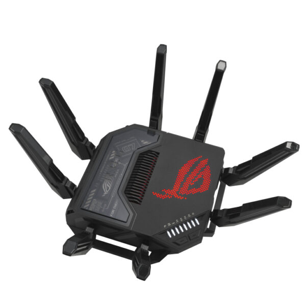 ASUS ROG Rapture GT-BE98 WLAN-Router 10 Gigabit Ethernet Quad-band (2.4 GHz / 5 GHz-1 / 5 GHz-2 / 6 GHz) Schwarz - Image 5